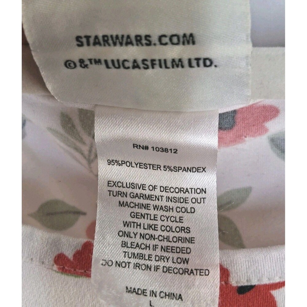Star Wars Slumber Munki Munki The Child Yoda Women's Tank & Short Pajamas Size L - Picture 8 of 12